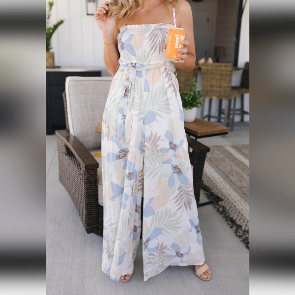 Floral jumpsuit